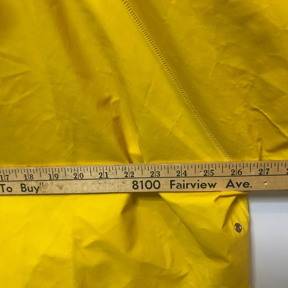 Tingley Yellow Rain Jacket PVC Coated Workwear Coat Mens 2XL 150509/13039
